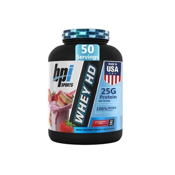 BPI WHEY HD 4.1 LB STRAWBERRY CAKE