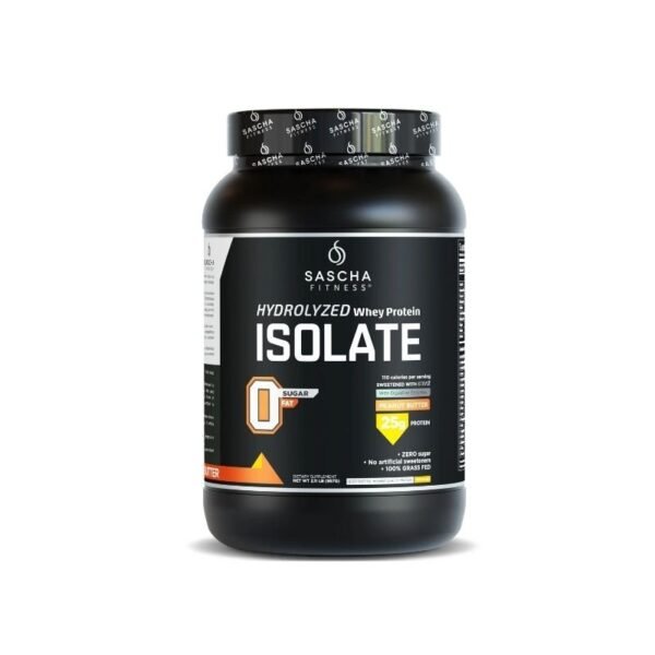 ISOLATE HIDROLIZED WHEY PROTEIN SASCHA FITNESS PEANUT BUTTER 2.11LB